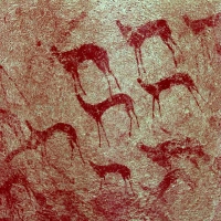 Rock art at Omandumba, Namibia