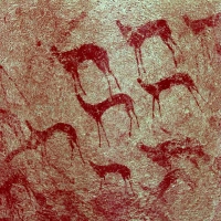 Rock art at Omandumba, Namibia