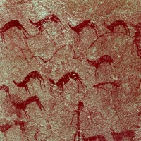 Rock art at Omandumba, Namibia