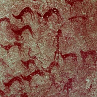 Rock art at Omandumba, Namibia