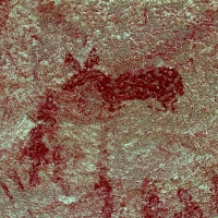 Rock art at Omandumba, Namibia