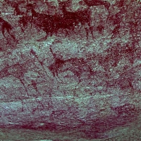 Rock art at Omandumba, Namibia