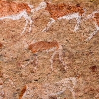 Namibia, Rock art, Brandberg