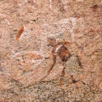 Namibia, Rock art, Brandberg