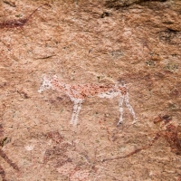 Namibia, Rock art, Brandberg