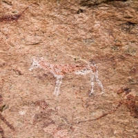 Namibia, Rock art, Brandberg