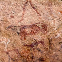 Namibia, Rock art, Brandberg