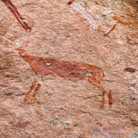 Namibia, Rock art, Brandberg