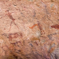 Namibia, Rock art, Brandberg