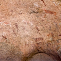 Namibia, Rock art, Brandberg