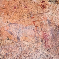 Namibia, Rock art, Brandberg