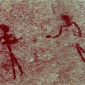 Rock art at Ai Aba Lodge, Erongo region, Namibia