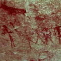 Rock art at Ai Aba Lodge, Erongo region, Namibia