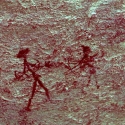 Rock art at Ai Aba Lodge, Erongo region, Namibia