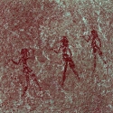 Rock art at Ai Aba Lodge, Erongo region, Namibia