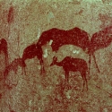 Rock art at Ai Aba Lodge, Erongo region, Namibia