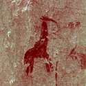 Rock art at Ai Aba Lodge, Erongo region, Namibia