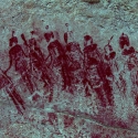 Rock art at Ai Aba Lodge, Erongo region, Namibia