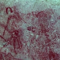 Rock art at Ai Aba Lodge, Erongo region, Namibia