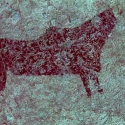 Rock art at Ai Aba Lodge, Erongo region, Namibia