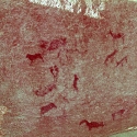 Rock art at Ai Aba Lodge, Erongo region, Namibia