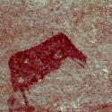 Rock art at Ai Aba Lodge, Erongo region, Namibia