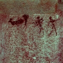 Rock art at Ai Aba Lodge, Erongo region, Namibia