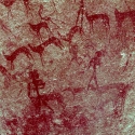 Rock art at Omandumba, Namibia