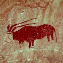 Rock art at the Bushman Camp, Namibia