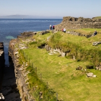 Midhowe Broch on Rousay