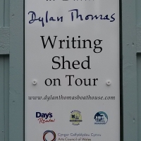 Dylan Thomas writing shed