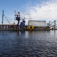 Ferry on the Zambezi