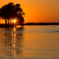 Sunset on Chobe