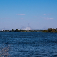 Victoria Falls from lodge