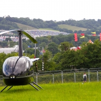 Helicopter at Love Fields