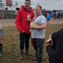 Professor Green in the hospitality area