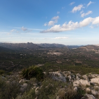 View from Coll de Rates, Spain