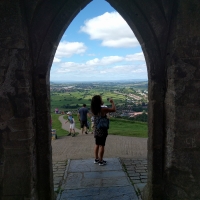 On top of Glastonbury Tor