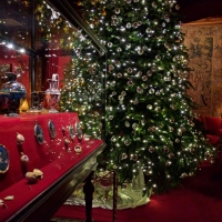 Waddesdon Manor Christmas tree lights