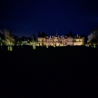 Waddesdon Manor Christmas lights