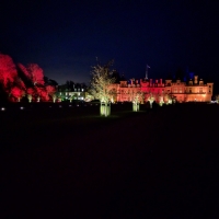 Waddesdon Manor Christmas lights