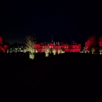 Waddesdon Manor Christmas lights