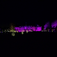 Waddesdon Manor Christmas lights