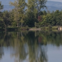 Cormoranche-sur-Saone, fishing pond at campsite
