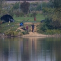 Cormoranche-sur-Saone, fishing pond at campsite