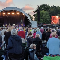 Glastonbury Abbey Extravaganza, Brian Wilson on screen