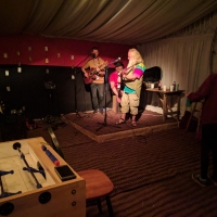 Back stage bar at the John Peel Stage