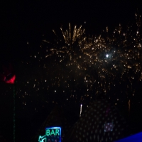 Glastonbury fireworks on Wednesday