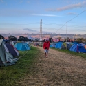 Early Monday morning Glastonbury leavers