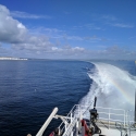 Leaving Poole, Studland